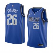 Maglia Dallas Mavericks Ray Spalding NO 26 Icon 2018 Blu