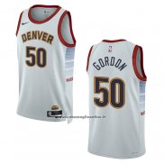 Maglia Denver Nuggets Aaron Gordon #50 Citta 2022-23 Bianco