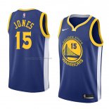 Maglia Golden State Warriors Damian Jones NO 15 Icon 2018 Blu