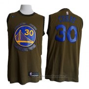Maglia Golden State Warriors Stephen Curry NO 30 Nike Verde