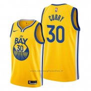 Maglia Golden State Warriors Stephen Curry NO 30 Statement The Bay Or