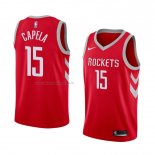 Maglia Houston Rockets Clint Capela NO 15 Icon 2018 Rosso