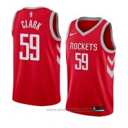 Maglia Houston Rockets Gary Clark NO 59 Icon 2018 Rosso