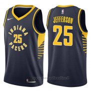 Maglia Indiana Pacers Al Jefferson NO 25 Icon 2017-18 Blu