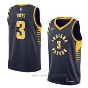 Maglia Indiana Pacers Joe Young NO 3 Icon 2018 Blu