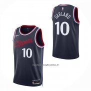Maglia Los Angeles Clippers Darius Garland No 10 Icon 2026-27 Blu