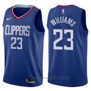 Maglia Los Angeles Clippers Lou Williams NO 23 Icon 2017-18 Blu