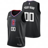 Maglia Los Angeles Clippers Personalizad Statement 2019 Neroa