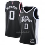 Maglia Los Angeles Clippers Russell Westbrook #0 Citta Nero