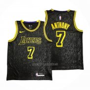 Maglia Los Angeles Lakers Carmelo Anthony #7 Black Mamba Nero