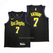 Maglia Los Angeles Lakers Carmelo Anthony #7 Citta 2019-20 Nero