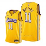 Maglia Los Angeles Lakers Dion Waiters NO 11 Citta 2020 Or