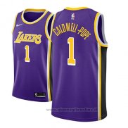 Maglia Los Angeles Lakers Kentavious Caldwell-Pope NO 1 Statement 2018-19 Viola