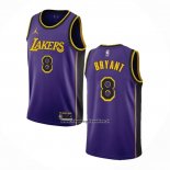 Maglia Los Angeles Lakers Kobe Bryant #8 Statement 2022-23 Viola