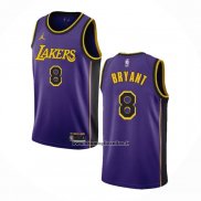 Maglia Los Angeles Lakers Kobe Bryant #8 Statement 2022-23 Viola