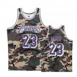 Maglia Los Angeles Lakers LeBron James #23 Camuffamento