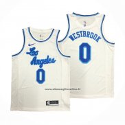 Maglia Los Angeles Lakers Russell Westbrook #0 Classic 2019-20 Bianco