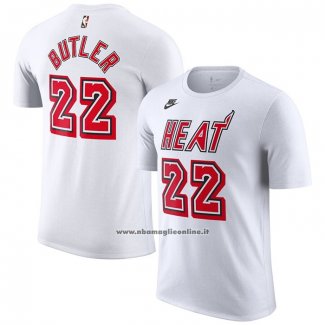 Maglia Manica Corta Miami Heat Jimmy Butler Classic 2022-23 Bianco