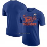 Maglia Manica Corta Oklahoma City Thunder Blu