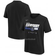 Maglia Manica Corta Orlando Magic 2024 NBA Playoffs Mantra Nero