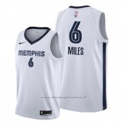 Maglia Memphis Grizzlies C.J. Miles NO 6 Association Bianco