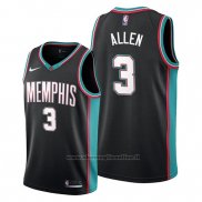 Maglia Memphis Grizzlies Grayson Allen NO 3 Classic 20th Season Nero