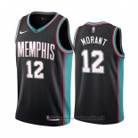 Maglia Memphis Grizzlies Ja Morant NO 12 20th Classic Nero