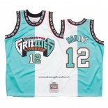 Maglia Memphis Grizzlies Ja Morant #12 Split Edition Verde Bianco