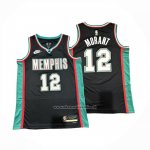 Maglia Memphis Grizzlies Ja Morant No 12 Classic 2025-26 Nero