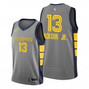 Maglia Memphis Grizzlies Jaren Jackson Jr. NO 13 Citta Edition Grigio