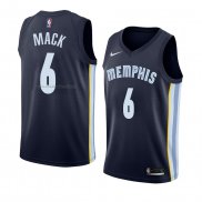 Maglia Memphis Grizzlies Shelvin Mack NO 6 Icon 2018 Blu