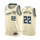 Maglia Milwaukee Bucks Khris Middleton NO 22 Citta Crema