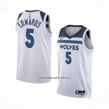 Maglia Minnesota Timberwolves Anthony Edwards #5 Association 2022-23 Bianco