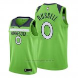 Maglia Minnesota Timberwolves D'angelo Russell NO 0 Statement 2019-20 Verde