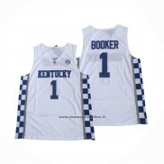 Maglia NCAA Kentucky Wildcat Devin Booker 2025 Bianco