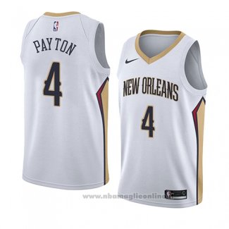 Maglia New Orleans Pelicans Elfrid Payton NO 4 Association 2018 Bianco