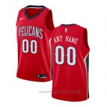 Maglia New Orleans Pelicans Personalizzate 17-18 Rosso