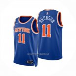 Maglia New York Knicks Jalen Brunson No 11 Icon 2024-25 Blu