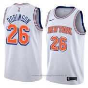 Maglia New York Knicks Mitchell Robinson NO 26 Statement 2018 Bianco