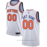 Maglia New York Knicks Personalizzate 17-18 Bianco