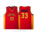 Maglia Oak Hill Kevin Durant NO 33 Rosso