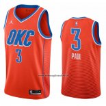 Maglia Oklahoma City Thunder Chris Paul #3 Statement 2021 Arancione