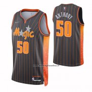 Maglia Orlando Magic Cole Anthony #50 Citta 2021-22 Marrone