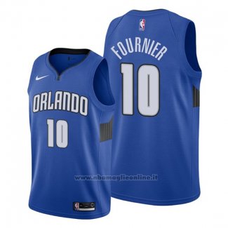 Maglia Orlando Magic Evan Fournier NO 10 Statement Edition Blu