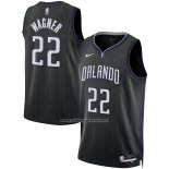 Maglia Orlando Magic Franz Wagner #22 Citta 2022-23 Nero