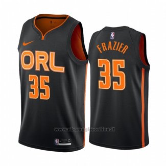 Maglia Orlando Magic Melvin Frazier NO 35 Citta Edition Nero