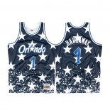 Maglia Orlando Magic Penny Hardaway NO 1 Mitchell & Ness Throwback Blu