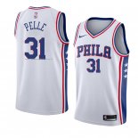 Maglia Philadelphia 76ers Norvel Pelle NO 31 Association 2018 Bianco