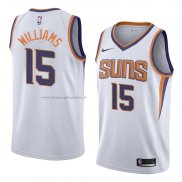 Maglia Phoenix Suns Alan Williams NO 15 Association 2018 Bianco