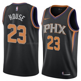 Maglia Phoenix Suns Danuel House NO 23 Statement 2018 Nero